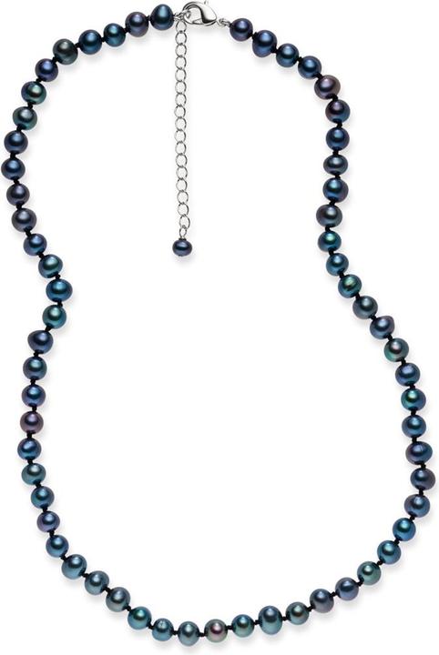 Immagine prodotto Lulu & Jane Catena in ottone con perle d'acqua dolce in argento 42,0 cm di base + 5,0 cm di estensione - 33346 (Ottone, 42 - 47 cm)