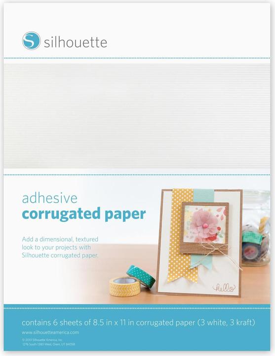 Silhouette Adhesive Corrugated Paper