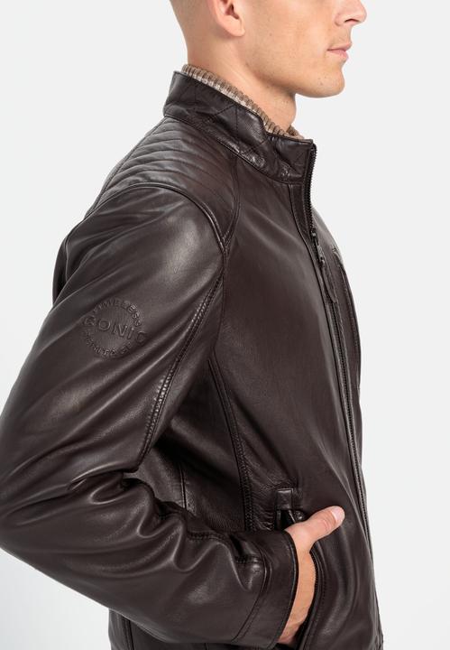 Immagine prodotto Camel Active Giacca di pelle con collo alto (60)