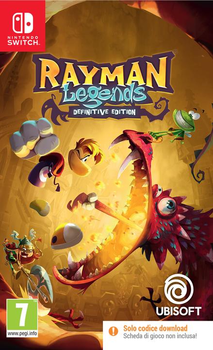 Produktbild Ubisoft Rayman Legends Definitive Edition (Code in Box) (Switch Lite, Switch OLED, Switch, DE)