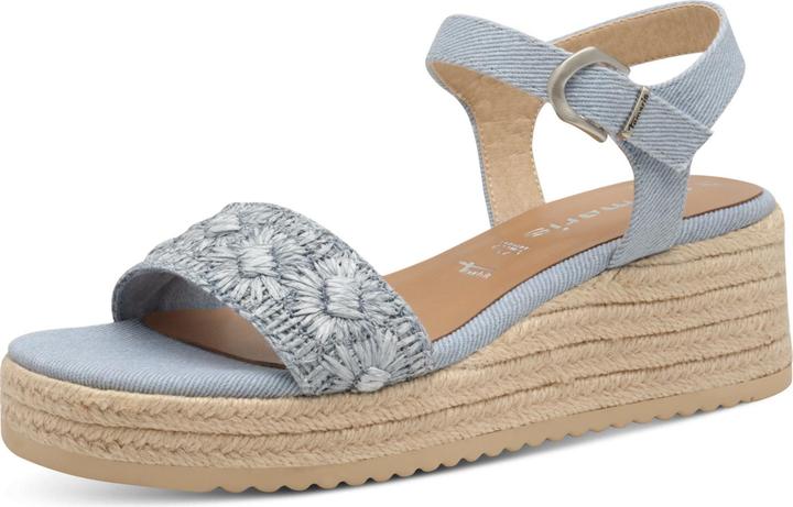 Produktbild Tamaris Sandalen Touwzool Sandalen Touwzool - Licht blauw - Maat 37 (37)