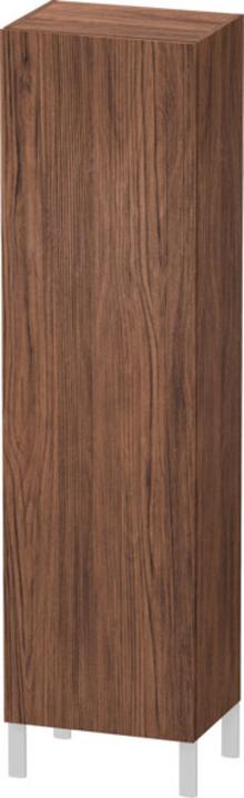 Produktbild Duravit Hochschrank L-CUBE 500x363x1760mm Ans links nussbaum dunkel