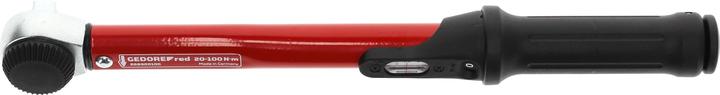 Actual product image Gedore Red Torque spanner Working/measuring range N-m (min/max) 20-100 N-m (1/2", 20 Nm, 100 Nm)