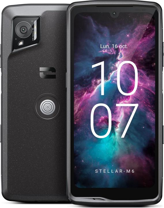 Crosscall Stellar-M6 (128 GB, Black, 6.10", Hybrid Dual SIM, 50 Mpx, 5G)