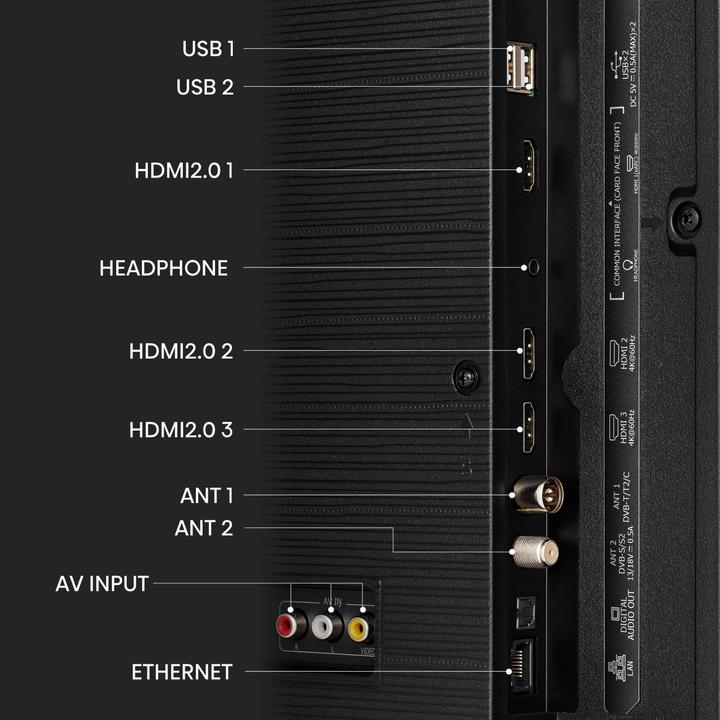Immagine prodotto Hisense 43E7KQ (43", QLED, 4K, 2023)