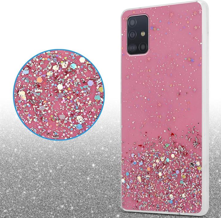 Image du produit Cadorabo Couverture TPU paillettes scintillantes (Samsung Galaxy M40s)
