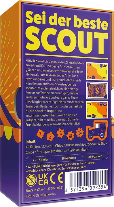 Produktbild Oink Games Scout (Deutsch)