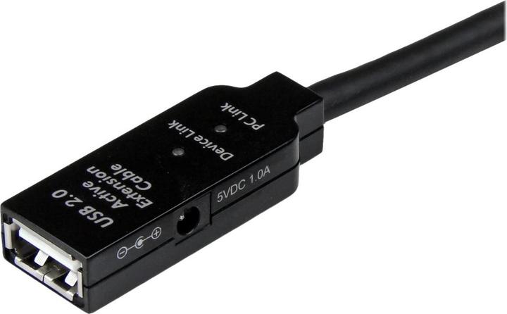 Produktbild StarTech 10m aktives USB 2.0 Verlängerungskabel - St/Bu - USB Verlängerung / Repeater Kabel (10 m, USB 2.0)