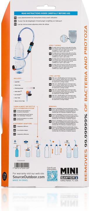 Image du produit Source Convertube + Sawyer filtre