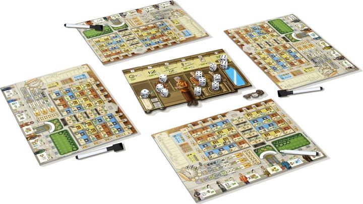 Actual product image Lookout LOOD0061 - High Season: Grand Hotel Roll & Write, board game for 2-4 players, from 12 years (EN) (German)