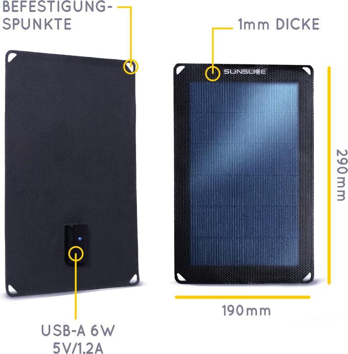 Produktbild Sunslice Fusion Flex 6 (6 W, 0.24 kg)