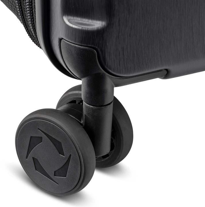 Actual product image Senz Senx Foldable Large Check In Trolley, 95L, Pure Black (95 l)