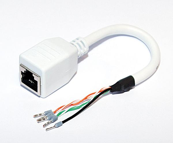 TCS Kabelpeitsche zum direkten Anschluss von ZIX1402-0000 (CAT5, 0.18 m)