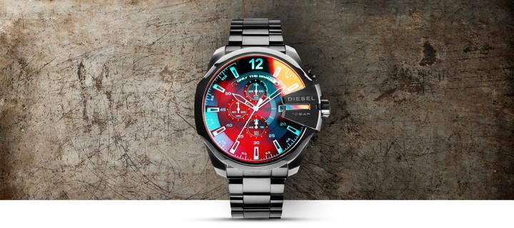 Immagine prodotto Diesel Mega Chief (Orologio da polso analogico, Cronografo, 51 mm)