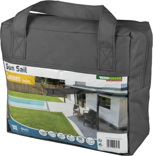 Actual product image Windhager Sun Sail CANNES Square (400 x 400 cm)