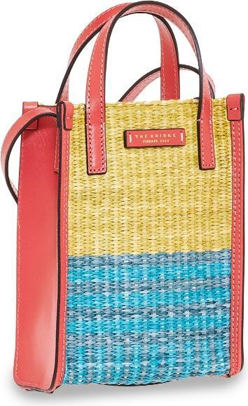 Actual product image The Bridge Mirra Wow - Bag with double function, turquoise/yellow/light red