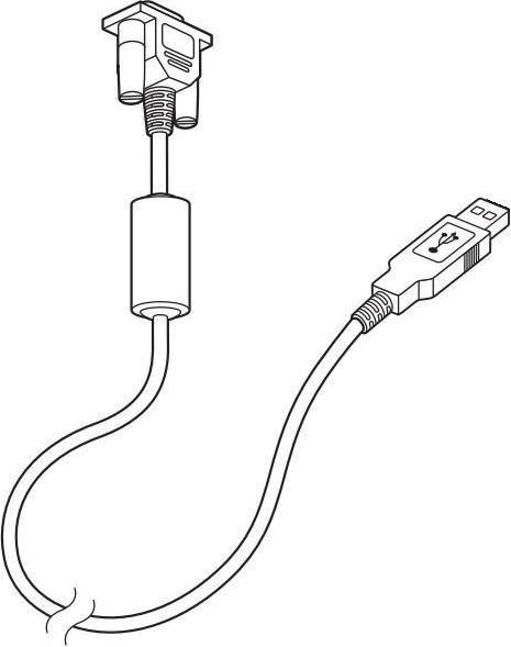 Actual product image Honeywell USB Cable Black