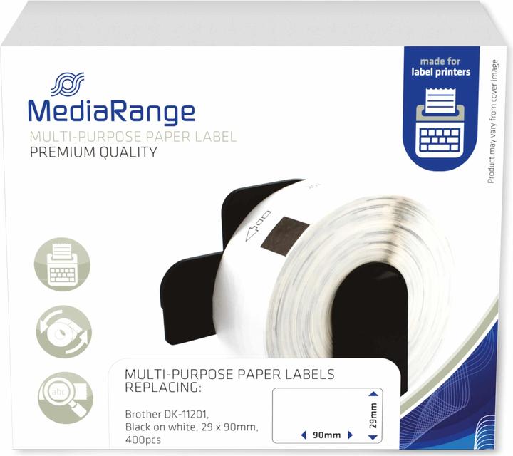 Actual product image MediaRange Univ. paper labels Brother 0pcs.