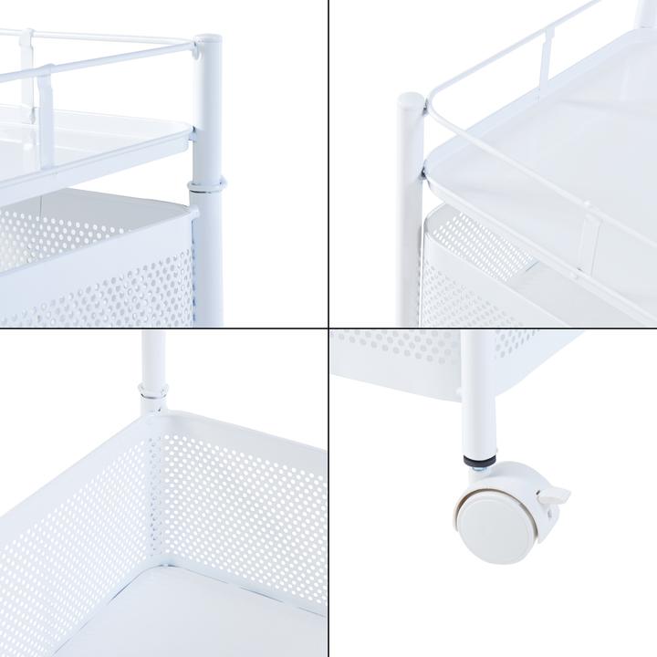Actual product image En.Casa Sunndal trolley with 5 levels 94.5x27x27cm White