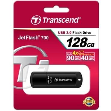 Actual product image Transcend JetFlash 700 (128 GB, USB-A)