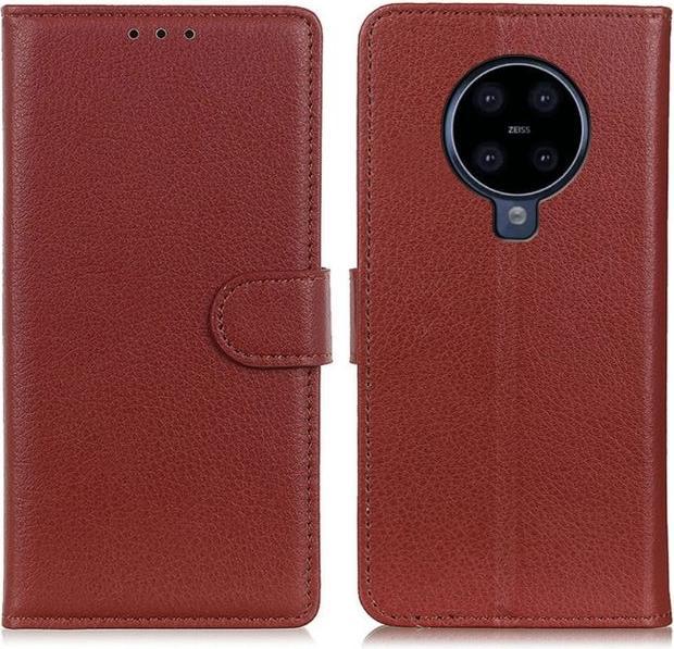 Actual product image MU Classic Litchi Leather Bookcover Series (Nokia G20, Nokia G10)