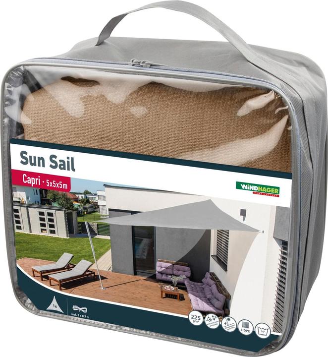 Produktbild Windhager Sonnensegel Capri (5 x 5 m)