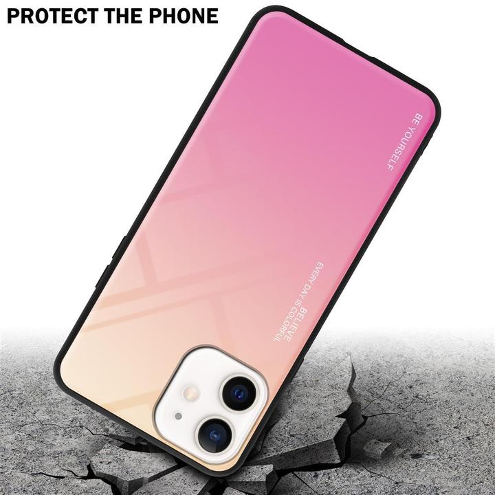 Actual product image Cadorabo TPU 2 colors glass cover (Apple iPhone 12 mini)