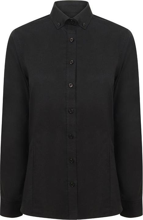 Produktbild Henbury Modern Langarm Oxford Bluse (4XL)