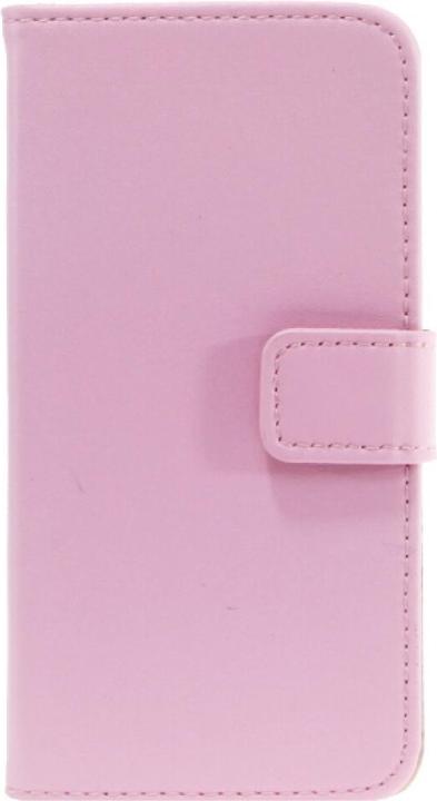 Produktbild NoName Slim Leder Book Case für iPhone 5c - pink (Apple iPhone 5c)