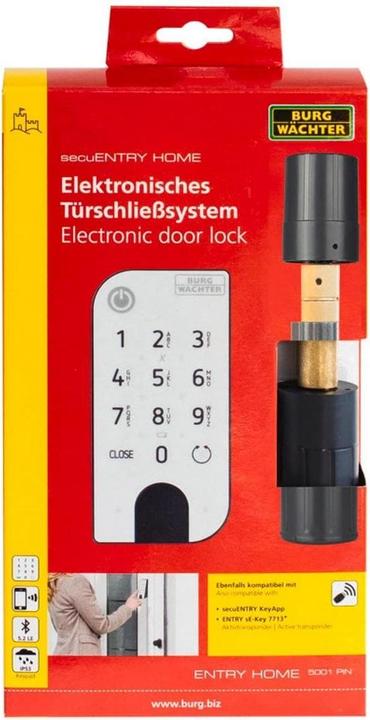 Immagine prodotto Burg Wächter Cilindro + Tastiera (Bluetooth, Smartphone, Combinazione numerica elettronica)