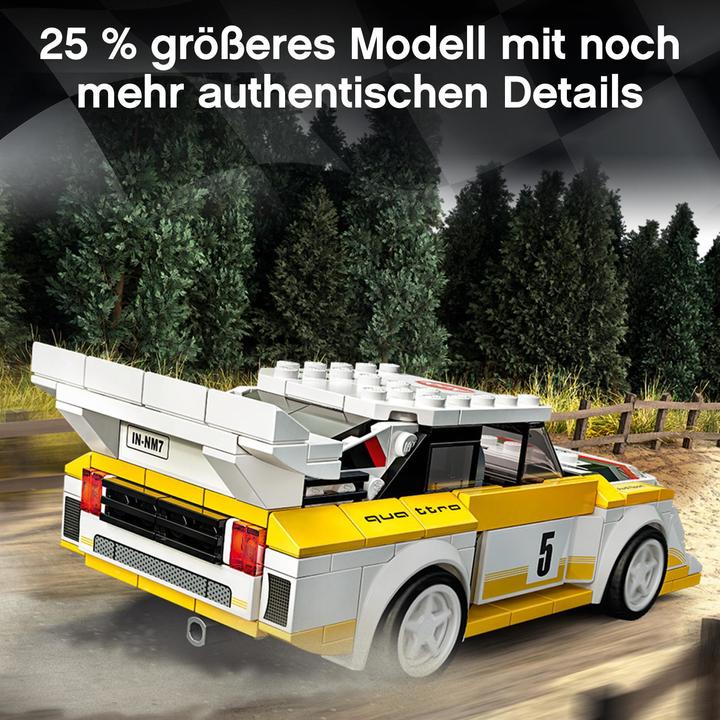 Produktbild LEGO 1985 Audi Sport quattro S1 (76897, LEGO Speed Champions)