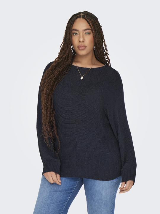 Produktbild Only Knit Fit Rundhals Plus Gerippte Ärmelbündchen Pullover Strickpullover (M)