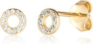 JVD - Decent stud earrings with zircons SVLE0982XH2GOPS