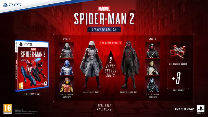 Produktbild Sony Spiderman 2 (PS5, DE)