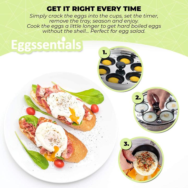 Produktbild Eggssentials Pochierte Eierkocher aus Edelstahl