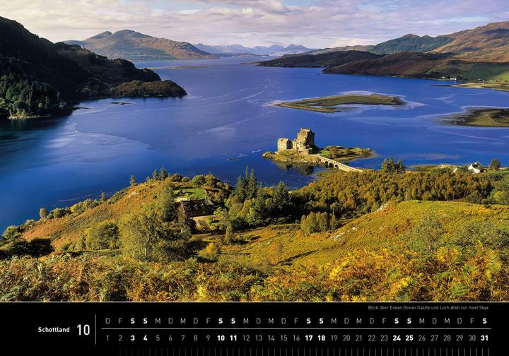 Produktbild Schottland Premiumkalender 2026 (50 x 35 cm, Harter Einband, Deutsch)