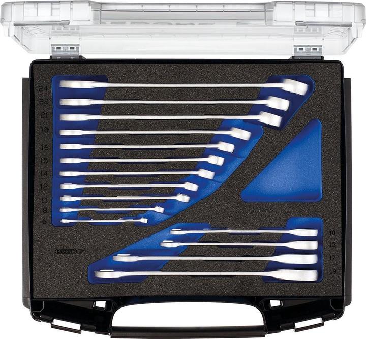 Actual product image Gedore 1101-7-7 R Combination spanner set, in i-BOXX 72 (19 mm, 6 mm, 12 mm, 24 mm, 14 mm, 22 mm, 16 mm, 10 mm, 21 mm, 18 mm, 17 mm, 11 mm, 15 mm, 8 mm, 13 mm)