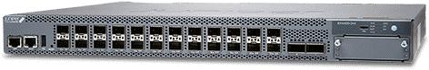 Juniper 24x10GbaseX switch with 2x100G uplink ports. MACsec AES256. Airflow out of PSU. Optional module-4x10 (24 Ports)