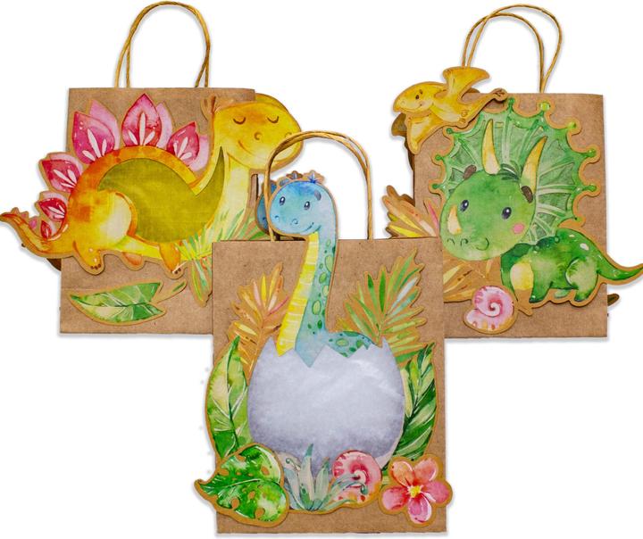 Produktbild Papierdrachen 3 Kinderlaternen Dino - Set 5