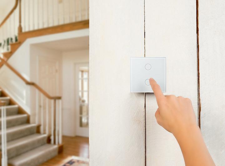 Immagine prodotto Luminea Doppio interruttore della luce di tocco, Amazon Alexa & Google Assistant compatibile