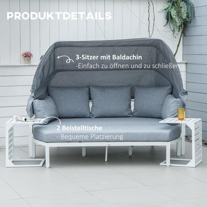 Image du produit Outsunny Ensemble de meubles de jardin avec auvent