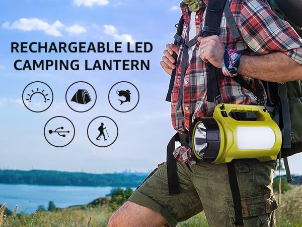 Produktbild Lepro LED-Handscheinwerfer (25 cm, 1000 lm)
