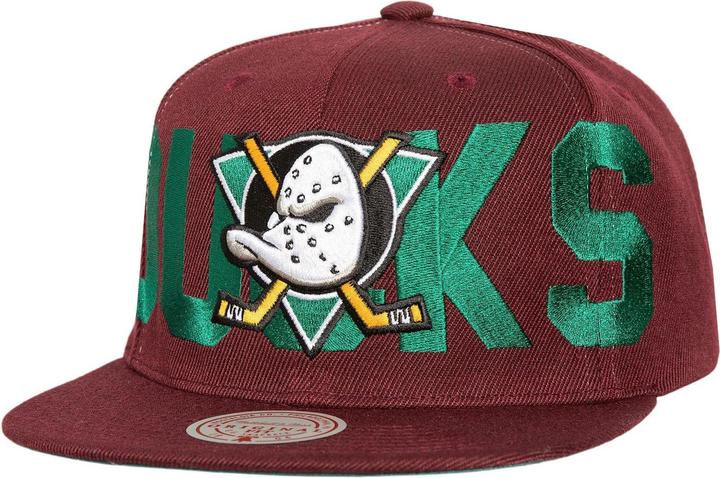 Produktbild Mitchell & Ness Snapback Cap FULL FRONTAL Anaheim Ducks (One Size)