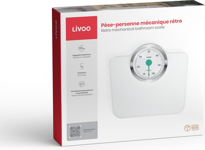Immagine prodotto Livoo Bilancia meccanica retrò (136 kg)