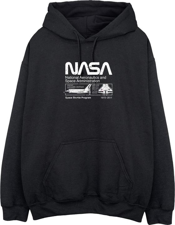 Immagine prodotto Nasa Felpa da uomo con cappuccio Space Shuttle (M)
