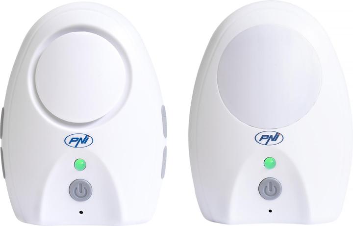 Immagine prodotto PNI Baby monitor audio B5500 PRO senza fili, interfono, con lampada notturna, funzione vox e (Audio del baby monitor, 100 m)