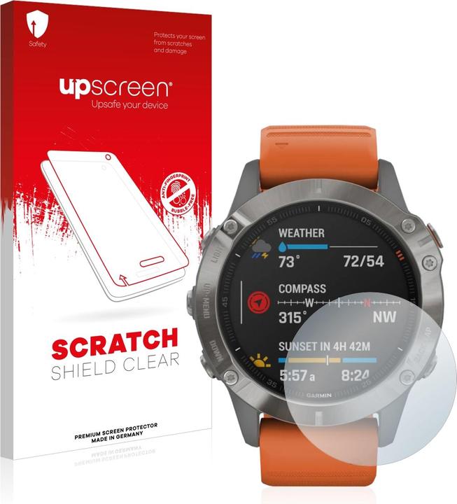 Actual product image upscreen Scratch Shield Protector