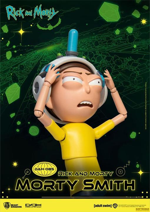 Actual product image Beast Kingdom Rick and Morty Dynamic 8ction Heroes Action Figure 1/9 Morty Smith 23 cm