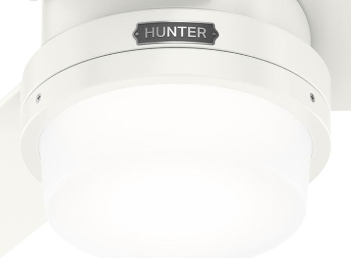 Actual product image Hunter Fans Deckenventilator Greenville Weiss mit Licht (39 dB)