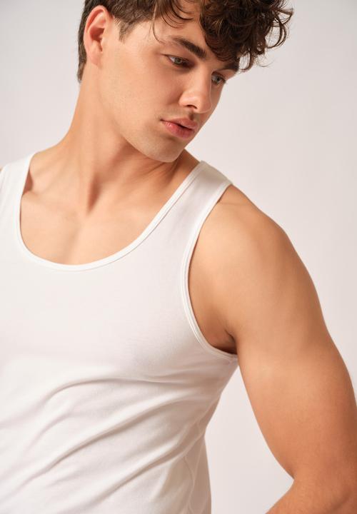 Actual product image Skiny Vest Casual Figure-hugging (XXL)